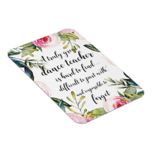 Tanzlehrer Vielen Dank für Ihre Wünsche nach Tanzl Magnet