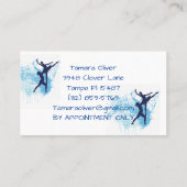 Tanzlehrer Visitenkarte (Rückseite)