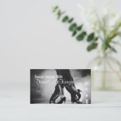 Tanzlehrer-Visitenkarte Visitenkarte (Stehend Vorderseite)