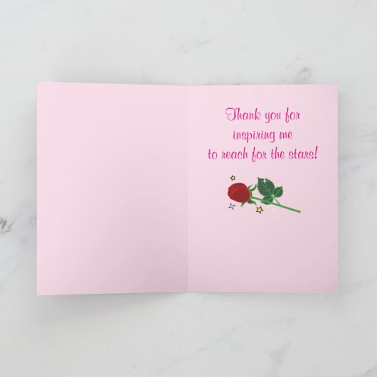 TanzlehrerIn dankt Ihnen für die individuell anpas Dankeskarte (Innenseite)