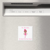 Tanzlehrerin Magnet mit Beginner Ballerina (In Situ (Geschirrspüler))