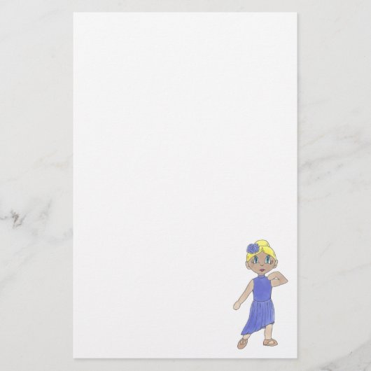 Tanzlehrerstudio Lyrical Modern Dance Erwägung Briefpapier (Vorderseite)