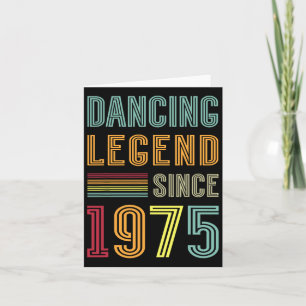 Tanzlei 1975 Geboren 1975 Jahre Tanzgeburt Karte