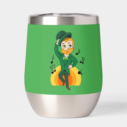 Tanzlekobobobaun, St. Patrick's Day Cartoon (Rückseite)