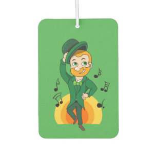Tanzlekobobobaun, St. Patrick's Day Cartoon Autolufterfrischer