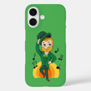Tanzlekobobobaun, St. Patrick's Day Cartoon iPhone 16 Hülle