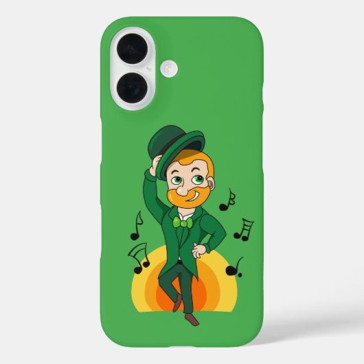 Tanzlekobobobaun, St. Patrick's Day Cartoon Case-Mate iPhone Hülle (Rückseite)