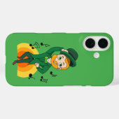 Tanzlekobobobaun, St. Patrick's Day Cartoon Case-Mate iPhone Hülle (Rückseite (Horizontal))