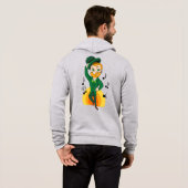 Tanzlekobobobaun, St. Patrick's Day Cartoon Hoodie (Schwarz voll)