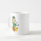 Tanzlekobobobaun, St. Patrick's Day Cartoon Kaffeetasse (Vorderseite Links)