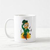 Tanzlekobobobaun, St. Patrick's Day Cartoon Kaffeetasse (Links)