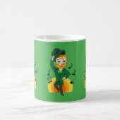 Tanzlekobobobaun, St. Patrick's Day Cartoon Kaffeetasse (Mittel)