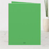 Tanzlekobobobaun, St. Patrick's Day Cartoon Karte (Rückseite)