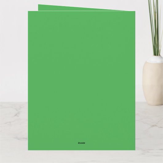 Tanzlekobobobaun, St. Patrick's Day Cartoon Karte (Rückseite)