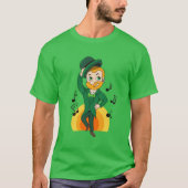Tanzlekobobobaun, St. Patrick's Day Cartoon T-Shirt (Vorderseite)