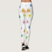 Tanzleuchter | Wasserfarbenes Muster Leggings (Rückseite)