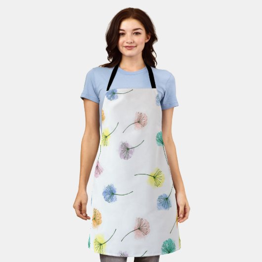 Tanzleuchter | Wasserfarbenes Muster Schürze (Getragen)