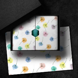 Tanzleuchter | Wasserfarbenes Muster Seidenpapier