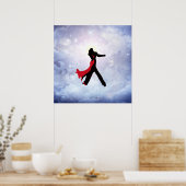 Tanzliebhaber im Liebe Star Poster (Küche)