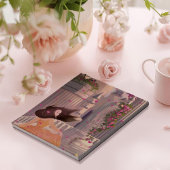 Tanzmädchen am Burg Notepad Notizblock