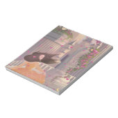 Tanzmädchen am Burg Notepad Notizblock (Rotiert)