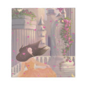 Tanzmädchen am Burg Notepad Notizblock (Vorderseite)