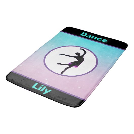 Tanzmädchen Badematte (Schrägansicht)