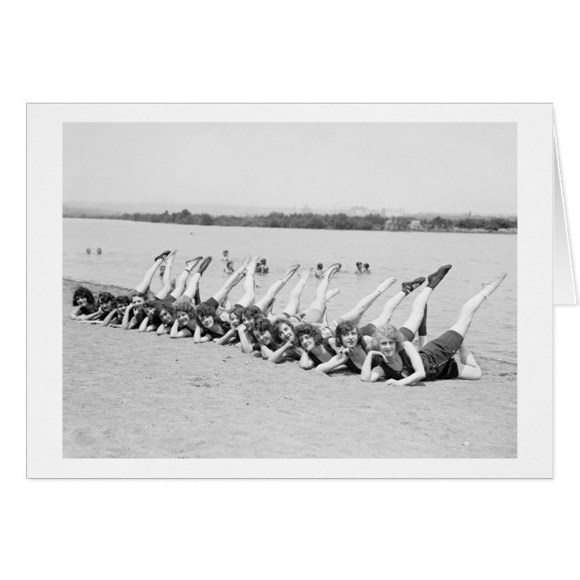 Tanzmädchen der 1920er (Vorderseite (Horizontal))