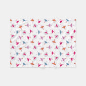 Tanzmädchen Fleecedecke (Vorderseite (Horizontal))