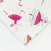 Tanzmädchen Fleecedecke (Ecke)