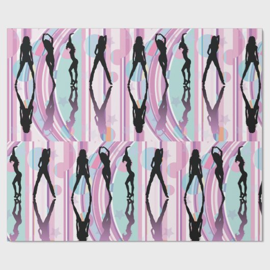 Tanzmädchen Geschenkpapier (Flach)