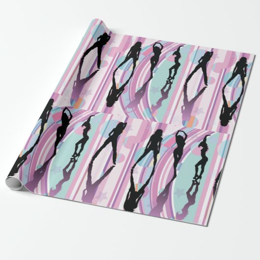 Tanzmädchen Geschenkpapier (Ungerollt)