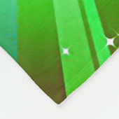 Tanzmädchen in hellen Lichtern Decke. Fleecedecke (Ecke)