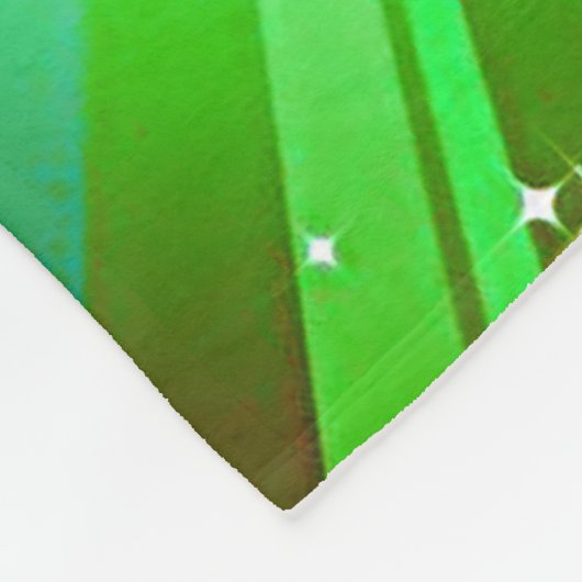 Tanzmädchen in hellen Lichtern Decke. Fleecedecke (Ecke)