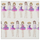 Tanzmädchen Stoff (Muster)