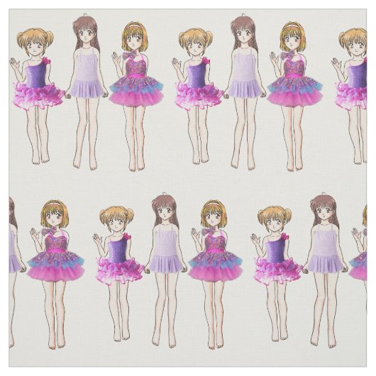 Tanzmädchen Stoff (Muster)