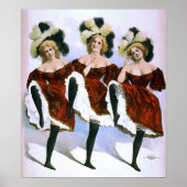 TANZMÄDCHEN VAUDEVILLE 1899 POSTER (Vorne)