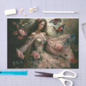 Tanzmäden im Gartengeflecht Seidenpapier (Handwerk)