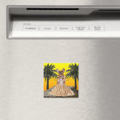 Tanzmagnet Dackel Magnet (In Situ (Geschirrspüler))