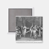 Tanzmanie, 1809 magnet (Vorderseite/Rückseite)