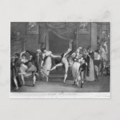 Tanzmanie, 1809 postkarte (Vorderseite)