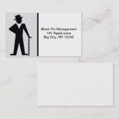 Tanzmann Visitenkarte (Vorne/Hinten)