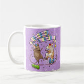 Tanzmäuse Name & Age Happy Geburtstag Party Kaffeetasse (Links)