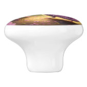 Tanzmäuse - Personalisierte Fantasie Keramikknauf (Seitenansicht)