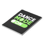 Tanzmodus eingeschaltet notizblock (Rotiert)