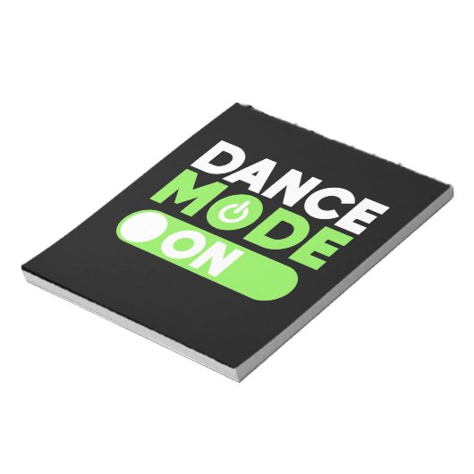 Tanzmodus eingeschaltet notizblock (Rotiert)