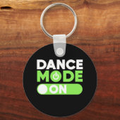 Tanzmodus eingeschaltet schlüsselanhänger (Vorderseite)