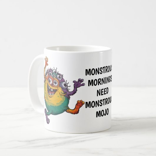 Tanzmonster Kaffeetasse (Vorderseite Links)