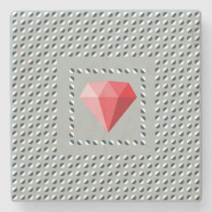 Tanzmotiv Optische Täuschung Rubis Steinuntersetzer