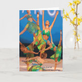 Tanzmotivation Karte (Gelbe Blume)